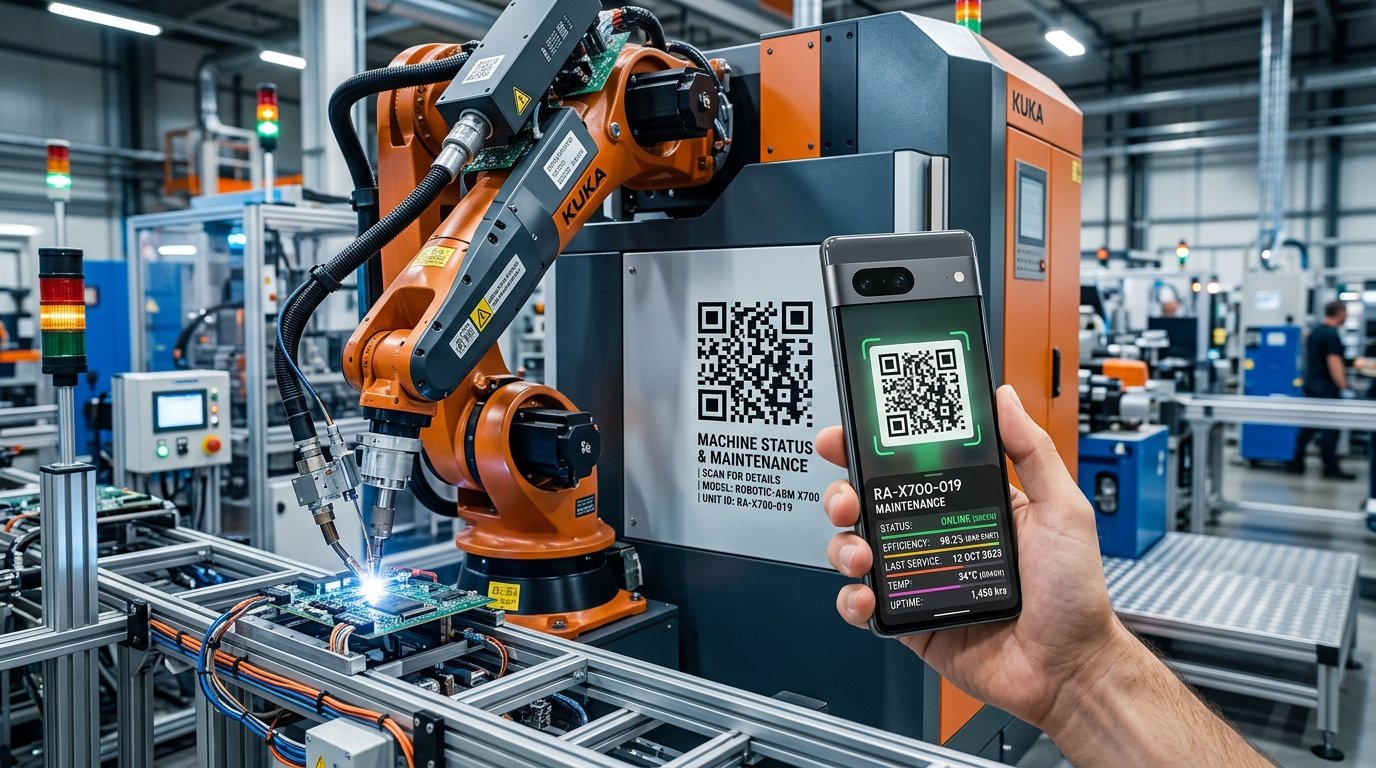 QR Machine Data System